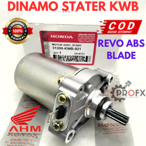DINAMO STATER REVO ABS ABSOLUTE BLADE HONDA KWB KUALITAS ORIGINAL AHM ASLI KICK STAR