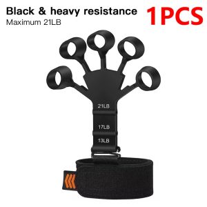 Hand Finger Gripper Silicone Grip Device 6 Resistant Finger Hand Grip Exerciser Strength Trainer Arthritis Hand Grip Trainer Strengthen Finger Gripper To Relieve Pain 2pcs COD