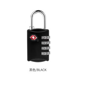4 Digits Combo TSA 309 Approved Luggage Travel Password Lock Resistance Travel Luggage Zinc Alloy Lock Password Padlock
