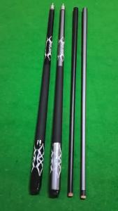 ไม้คิวบิลเลียดหัวใหญ่ 13 มม. คาร์บอนไฟเบอร์ขายดีจากต่างประเทศ เทคโนโลยีสีดำ ไม้คิวคาร์บอนไฟเบอร์สีดำ 8 สไตล์จีน สไตล์อเมริกัน ไม้คิว 9 ลูกขายส่ง