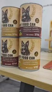 6PCS 375g Canned Dog Food Wet Dog Food Pure Natural Organic Canned dog treats chicken beef