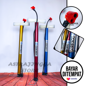 Pompa Tabung Meter Lantai Motor Ban Sepeda Kompaan Angin manual Kompa Tangan Hidrolik