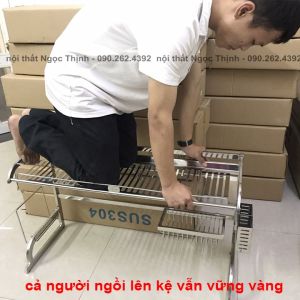 [SALE RẺ]HÀNG LOẠI 1 Kệ chén bát đa năng HÀNG SIÊU DÀY inox 304 cao cấp chịu lực tới 90kg