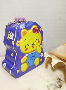 Ống heo két sắt tiết kiệm có chìa khóa cho bé