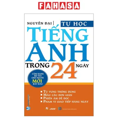 Fahasa - Tự Học Tiếng Anh Trong 24 Ngày (Tái Bản 2023)