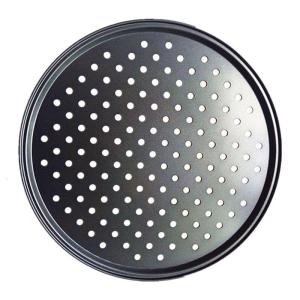 9/10/11/12 Inch Baking Pizza Pan with Holes Carbon Steel Nonstick Kitchen Cooking Tools Pancake Oven Accessories