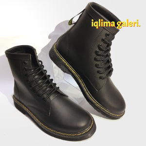 sepatu dokmart boots pria full black dr marten