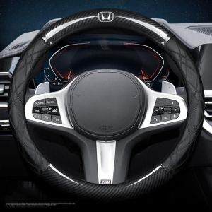 AOZI 2026 New Model Car Carbon Fiber Steering Wheel Cover Striped Breathable Sweat-Absorbing Wear-Resistant Heat-ResResistant Wipeable Suitable for 1000 Car Models