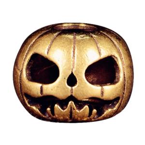 Unique Artistic Pumpkin Metal Beads Pendant for Paracord and DIY Enthusiasts Making Paracord Bead