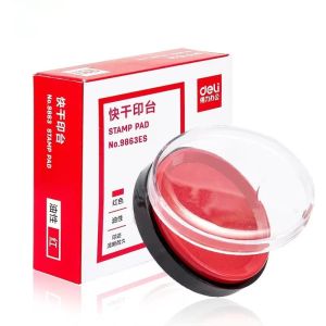 Red Ink Paste for Stamp Seals Inkpad Quick-drying Portable Mud Printing Pad