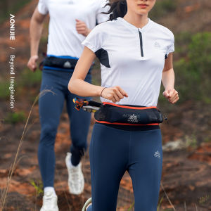AONIJIE W938S Running Hydration Belt with 250ml Soft Flask for Women/Men Moisture Wicking Storage Belt for 6.8in Mobile Phone