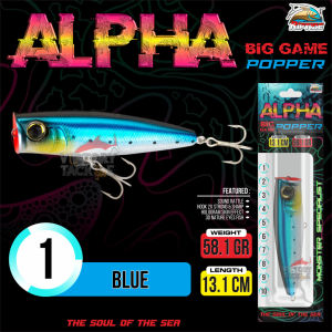 UMPAN PANCING Popper Riptide ALPHA FLOATING 13.1 CM 58.1 GRAM POPPING
