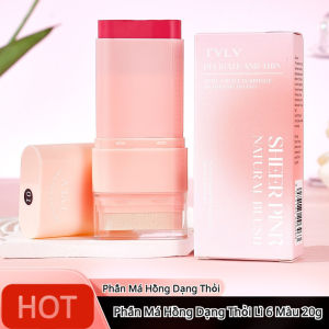 Phấn Má Hồng Dạng Thỏi Lì 6 Màu 20g/ Kem Má Hồng Đa Năng Chống Nước Và Mồ Hôi/ Phấn Má Hồng Dạng Thỏi Tự Nhiên