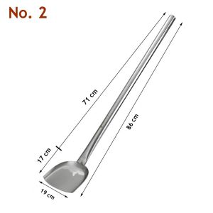 Giant Ladle Skimmer Spatula Stainless Steel/ Senduk Kawah Sudip Kawah SENDUK / SUDIP BESAR ( SENDUK/SUDIP KUALI KAWAH)
