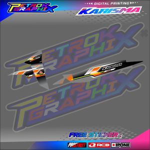 STRIPING VARIASI LIST MOTOR HONDA KARISMA / STIKER VARIASI MOTOR HONDA KARISMA