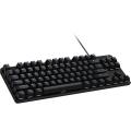 Bàn phím cơ có dây Gaming Logitech G413 TKL SE - Hàng chính hãng - Hoàn thiện bằng hợp kim nhôm chắc chắn, thiết kế TKL nhỏ gọn, phím PBT bền bỉ. 