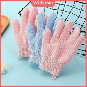 WHPHous Bath Gloves Shower Cleaning Bath Glove SPA Foam Rubbing Mud Peeling Exfoliating Gloves Bathing Massage Gloves Bathroom Supplies