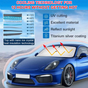 New car sunshade baffle retractable opening sunshade baffle good car sunshade Innovative Sunshade for Cars with Retractable Umbrella Style