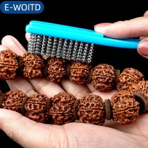 E-WOITD  Dây bàn chải lông bàn chải Nano bàn chải lụa W Silicone xử lý Grip cho rỉ sét wielding xỉ bụi bẩn sơn chà với làm sạch sâu