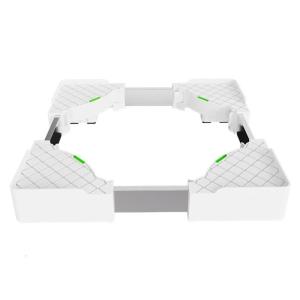 Adjustable Height Laundry Base Stand with Rubber Feet and Slim Design Suitable for Washing Machine Dryers 45-70cm Length