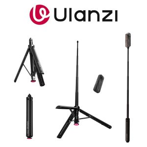 Ulanzi TT92 90cm Auto-Open Tripod Selfie Stick for GoPro Insta360 DJI 360 Action Camera