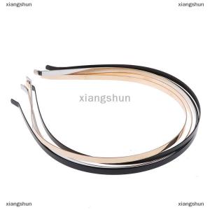 [COD] xiangshun 2Pcs 5mm Headband DIY metal blank hairband hair hoops crafts girls headwear