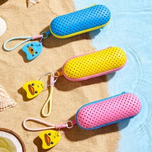 PLLEWY EVA Hard Shell EVA Glasses Case Hollow Breathable Eyewear Holder Portable Lightweight Sunglasses Protector Swimming Equipment