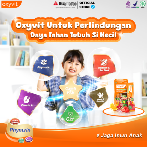 Oxyvit Kidz Drink - Vitamin Herbal Untuk Batuk Pilek Anak - Rasa Orange Berry - 1 Box