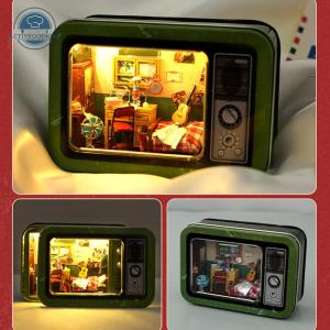 DIY Box Theatre Dollhouse Furniture Miniature Toy Gift for Children Adults