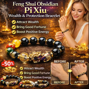 ✨ Rare Obsidian Beaded Bracelet With Five Gods Pendant - Wealth Protection Intricate Carving & Collectible Art Gemstone Jewelry