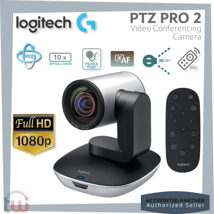 LOGITECH PTZ PRO VIDEO CONFERENCE CAMERA 1080p HD Autofocus