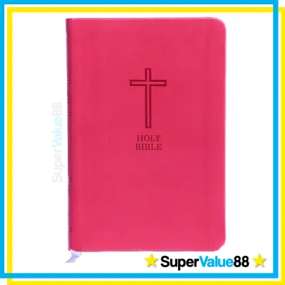 KJV Value Thinline Compact Bible for Women (Pink Leathersoft) - Red Letter Comfort Print King James Version Holy Bible