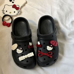 [Free Shipping] Cute KT Cloud Clog Sandals For Women Outdoor Slip-On Beach Shoes Home Slippers WomenS Closed-Toe Slippers