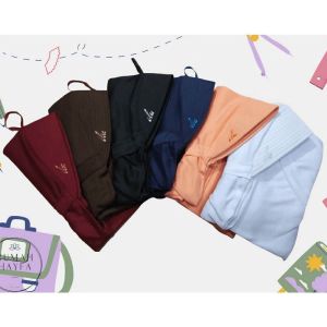 HIJAB SEKOLA SERUT SAMPING KAIN TUTUP INOVA TK SD SMP SMA