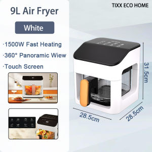 Tixx Air Fryer Multi-functional Oil Free Household Touch Screen with Detachable Basket Fry/Boil/Cook 3 in1