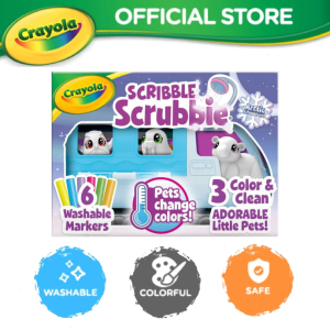 Crayola Scribble Scrubbie Pets Arctic Snow Explorer Creative Toys Gift Set For Kids Ages 3+