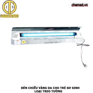Máng đèn cực tím y tế inox treo tường đế gang có bánh xe{ Hàng chính hãng TNC }