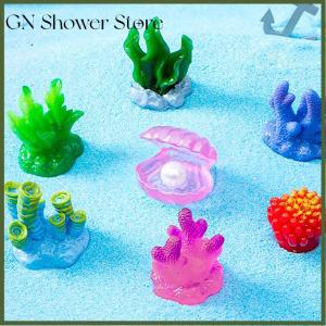 [GN Store] Colorful Resin Aquarium Mini Artificial Coral Reef Landscape Fish Tank Underwater Ornament Aquarium Accessories
