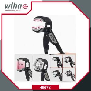 WIHA 46672 5 Inch Multi-Purpose Water Pump PliersSingle-Handed Precision Pliers 5 Positions2026