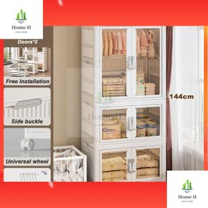 Baby Folding Wardrobe Installation free childrens Drawer Chest high-capacity home storage cabinet