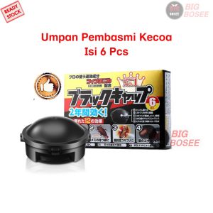 BB7 - Racun Obat Kecoa Umpan Pembasmi Kecoak Black Cap Japan Isi 6 Pcs