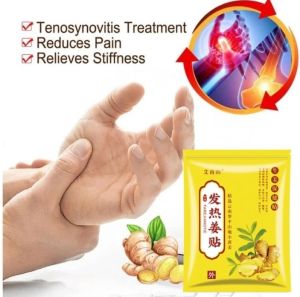 80PCS Herbal Ginger Patches Original Pain Relief Patch for Knee Neck Back Shoulder Muscle Joint Pain Ginger Herbal Heat Patch for Comfort Promote Blood Circulation Relaxation & Better Sleep Easy to Use Body Wellness Patch