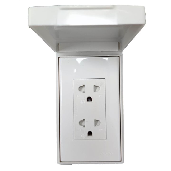 ღDuplex Universal Convenience Outlet with Weatherproof Plate Cover ...