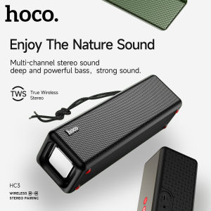 HOCO HC3 Wireless Bluetooth Speaker Shocking Heavy Bass Portable Outdoor Sound Box Waterproof Sports Desktop Speaker Subwoofer Clear Stereo For All Smartphones Universal