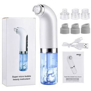 OMQAIO USB Rechargeable Blackhead Remover Deep Cleaning Electric Pore Vacuum Skin Care Small Bubble Facial Cleaning Tools Beauty Device