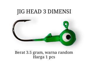 Makarel Jig Head Soft Lure 3.5g Warna Berpilihan untuk Pancing Air Tawar & Celup
