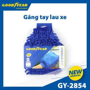 Găng Tay Chenille Sợi Nhỏ Mềm San Hô Tiện Dụng Rửa Xe Máy Ô tô Lau Dọn Nội Thất GOODYEAR GY-2854