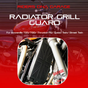 DNA British Icon Radiator Grill Guard สำหรับ Triumph Street twin T100 T120 Street Scrambler Thruxton R