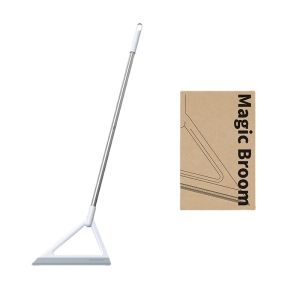 Multifunctional magic broom non-stick toilet bathroom floor sweeper wiper dust-free scraper broom magic broom