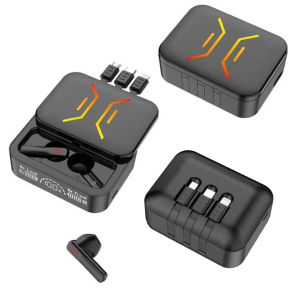 หูฟังบลูทูธ หูฟังไร้สาย หูฟังอินเอียร์พร้อม Smart Touch หูฟังตัดเสียงรบกวน CVC 8.0 หูฟังเล่นเกม BT V5.3 พร้อมไมค์ หูฟังแบบสปอร์ตพร้อมไมค์